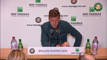 54. Press conference Tomas Berdych 2015 French Open   R64