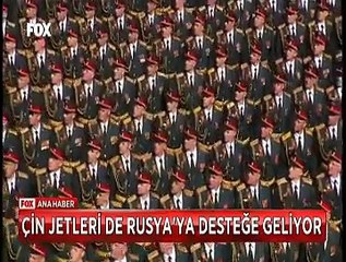Çin jetleri de Suriye'de Rusya ya desteğe geliyor