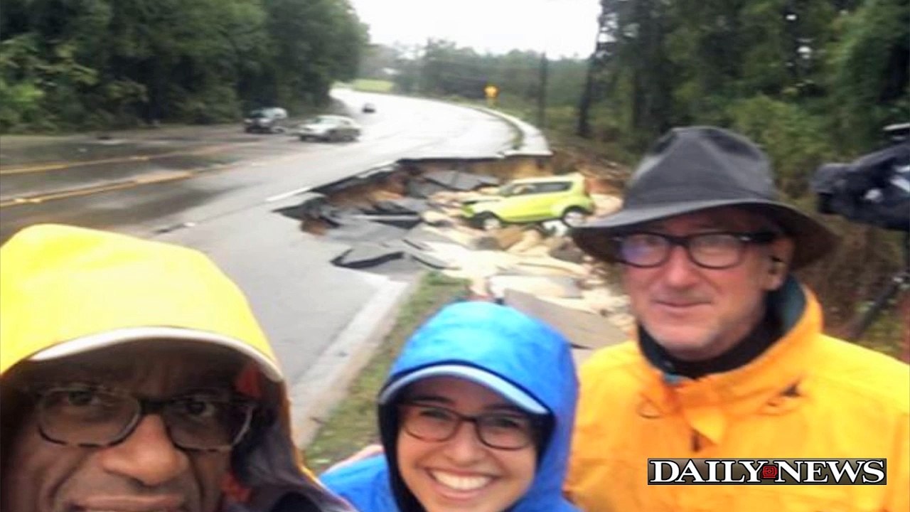 Al Roker Apologizes for Smiling Selfie During a Flood