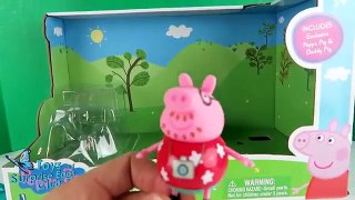 Peppa Pig Campervan Playset Daddy Pig Van Unboxing Toys Review Show