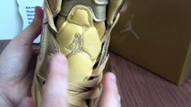 authentic air jordan 6 gold