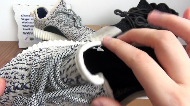 Authentic Adidas Yeezy Boost 350 black and Grey GS