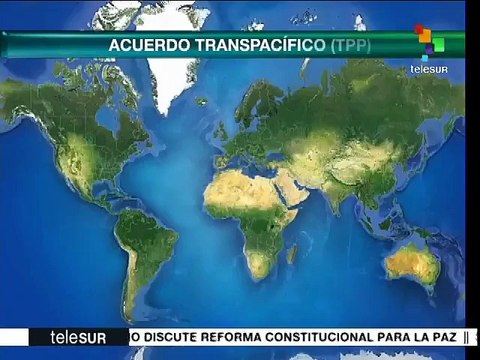 Países integrantes del Acuerdo Transpacífico TPP