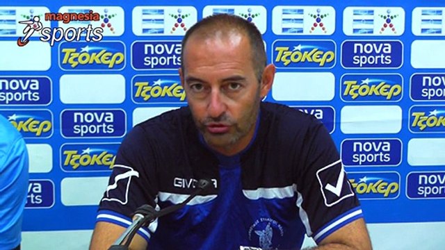 Νίκη Βόλου - ΑΕΛ 1-2 Φιλικό 22-08-2015 Δηλώσεις Μπίλη - Ντόστανιτς