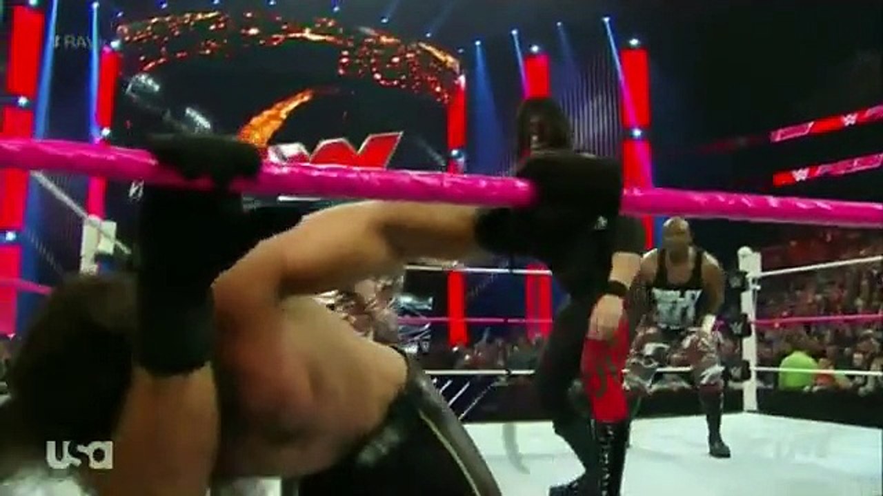 Dudley make statement to Seth Rollins & Kane having fun with it..!
