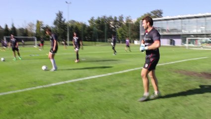 Vincent Clerc, gardien de but de choc!