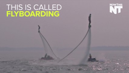 "Flyboarding" Is What Happens When Hoverboards Meet Jet Skis
