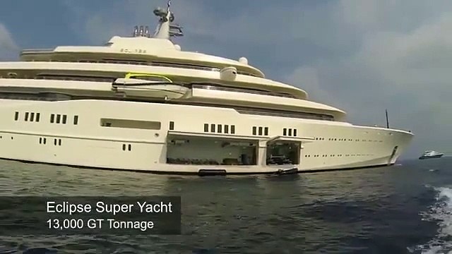 Eclipse Yacht of Roman Abramovich NEW 2015 luxury yacht