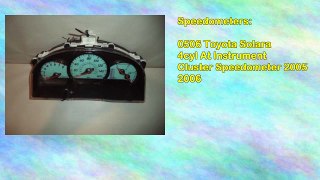 0506 Toyota Solara 4cyl At Instrument Cluster Speedometer 2005 2006