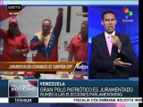 Venezuela: juramentan a comando de campaña del Gran Polo Patriótico