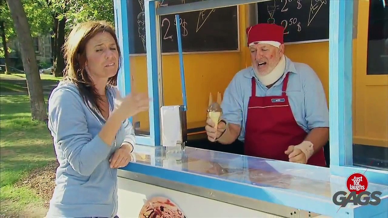 Injured Ice Cream Man Prank