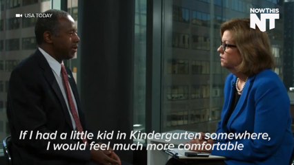 Ben Carson Wants To Arm Kindergarten Teachers