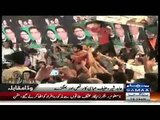 Hanif Abbasi dancing While Campaigning In NA-122