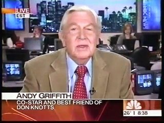 The "Today" Show on the Death of Don Knotts - Feb., 2006