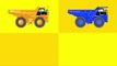 DUMP TRUCKS | Learning Colors | Colour Lesson for Children | Animated Surprise Eggs