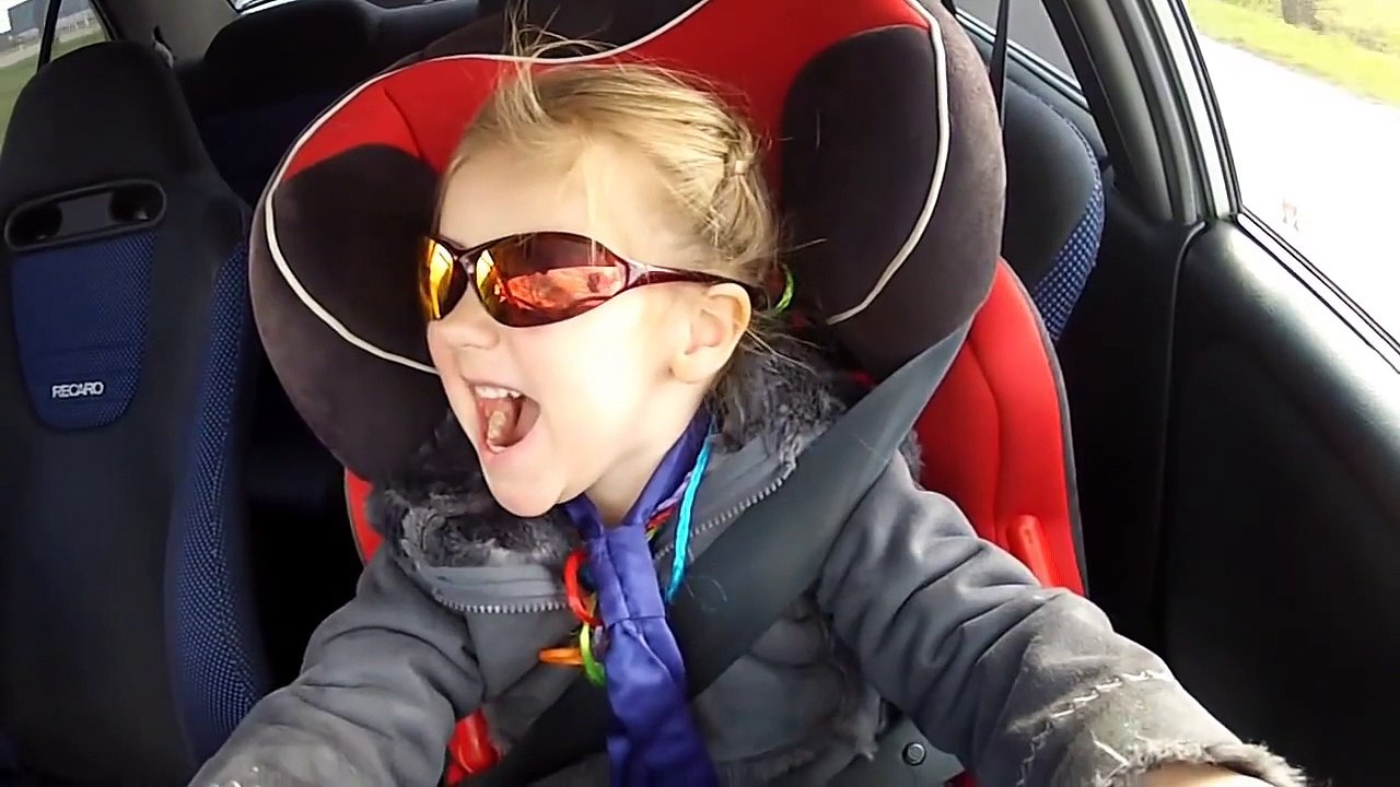 3 year old driving a Mitsubishi Lancer Evo 6 with 320hp MUST SEE!