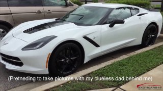 Surprising My Dad With A 2015 Corvette C7 Stingray Z51 For His Birthday