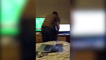 FIFA Video Game Loser Rage Quit | RIP PS3