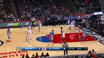 DeAndre Jordan Blocks Emmanuel Mudiay _ Nuggets vs Clippers _ October 2, 2015 _ 2015 NBA Preseason