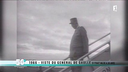 1966 Visite du Général De Gaulle (extrait valse a 30 ans)_Archives Polynésie 1ère n°4