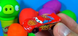 Play Doh surprise eggs SpiderMan SpongeBob Angry Birds Star Wars Disney Cars Zombie [Full Episode]
