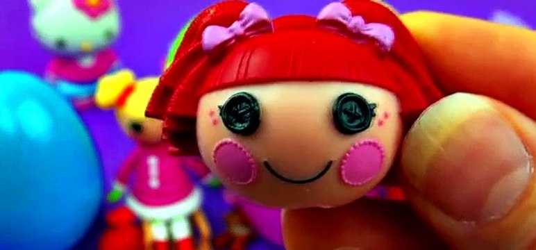 Lalaloopsy Surprise Eggs with Littlest Pet Shop Hello Kitty Mickey Mouse Dolls & Toys LPS FluffyJet [Full Episode]
