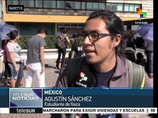 Universitarios de México denuncian plan de recorte a la educación