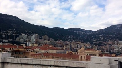 Vue à 360 degré depuis le sommet du musée océanographique de Monaco