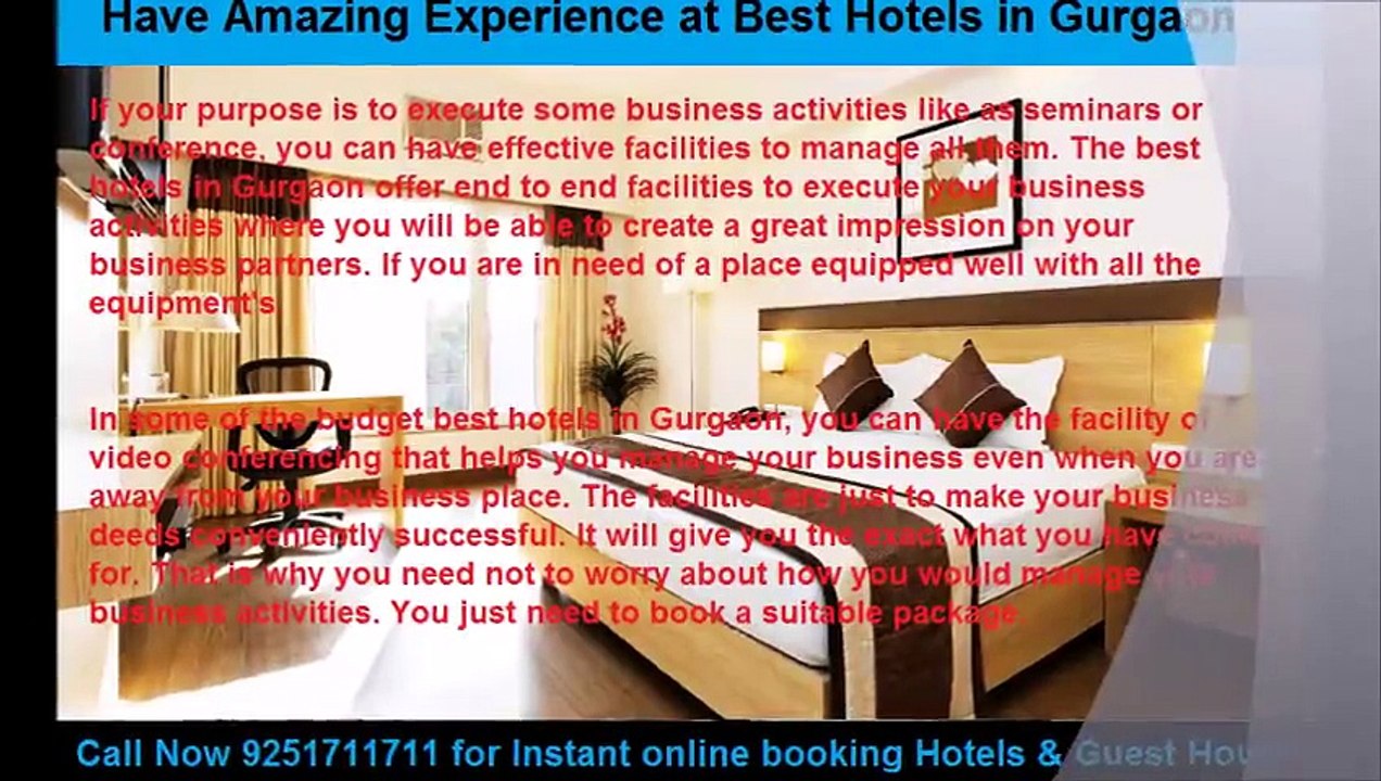 Looking for Best Hotels in Gurgaon