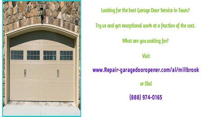 Millbrook, AL Garage Door Repair Service & Maintenance