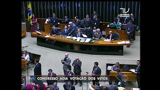 Congresso adia votação dos vetos da presidente Dilma Rousseff