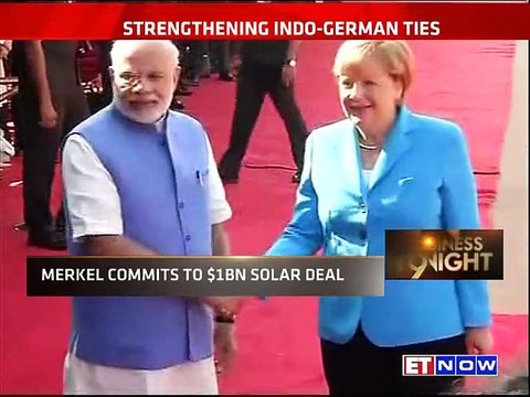 German Chancellor Angela Merkel Reaches Bengaluru