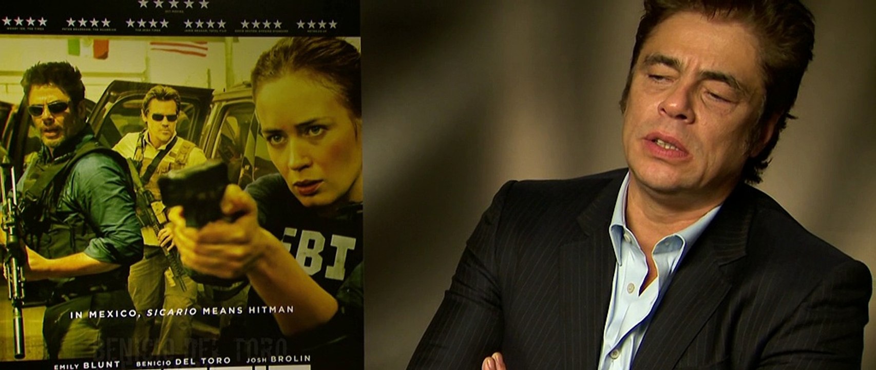 Sicario - Exclusive Interview With Benicio Del Toro