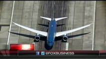 A Boeing 787 Dreamliner performs a heart stopping