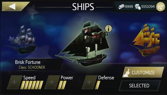 Assassin's Creed Pirates Brisk Fortune Schooner customization Sea Shanties
