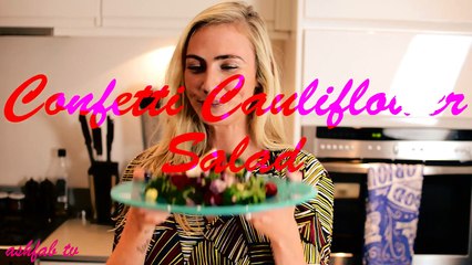 Ashfab Nutrition -How To Prepare Healthy Salad | Confetti Cauliflower Salad