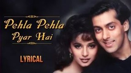 Pehla Pehla Pyar Hai Full Song With Lyrics | HAHK | Salman Khan & Madhuri Dixit