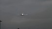 Windy Landing Emirates A380 Crosswind Landing in Bad Weather Manchester Airport
