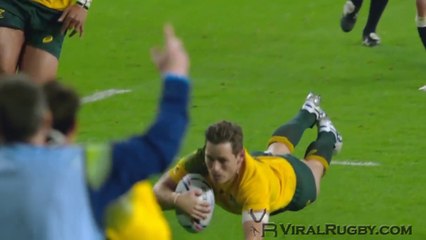 #RWC2015: Huge Rugby Hits, Runs, and Tries Rd 2