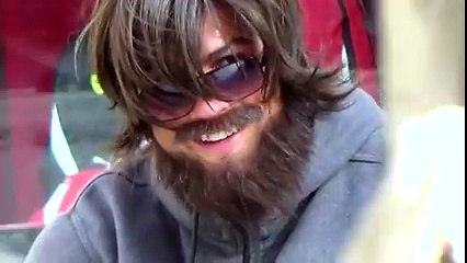 Cristiano Ronaldo dresses up as a homeless man and pranks Madrid with his skills.