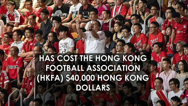 Why were Hong Kong fans booing their anthem?