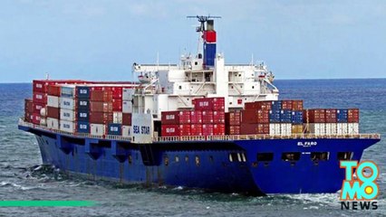 ハリケーンで貨物船行方不明