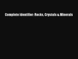 AudioBook Complete Identifier: Rocks Crystals & Minerals Free