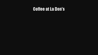 Read Coffee at La Don's PDF Free