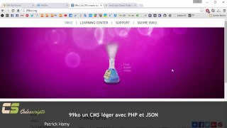 99ko un CMS léger avec PHP et JSON