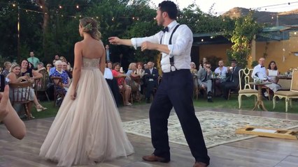 Une danse magique au mariage d'un illusionniste
