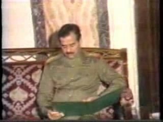 Donald Rumsfeld and Saddam Hussein
