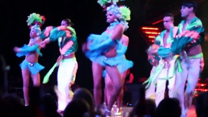 Show de Tropicana show - Bailando Samba brasilena