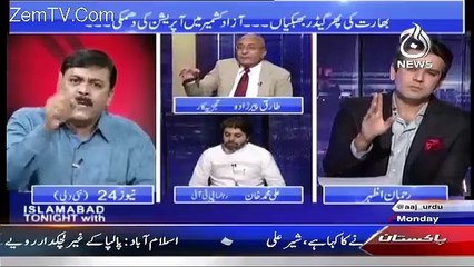 Agar Dum He To Jo Chahiye Kr Lo - Tariq Pirzada Ki Indian Anchor Ko Dhamki