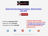 Global Interactive Response Systems Market Landscape and Growth Prospects in Forecast Period 2015-2019